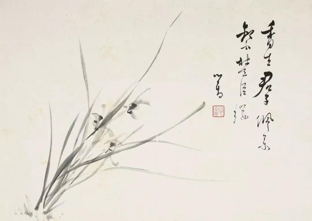 溥心畬册页精选,溥心畲书画作品清新淡雅意境悠远