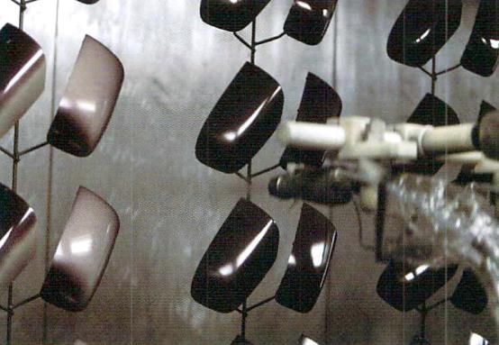 汽车后视镜的专利背景技术,汽车后视镜生产制造工艺流程