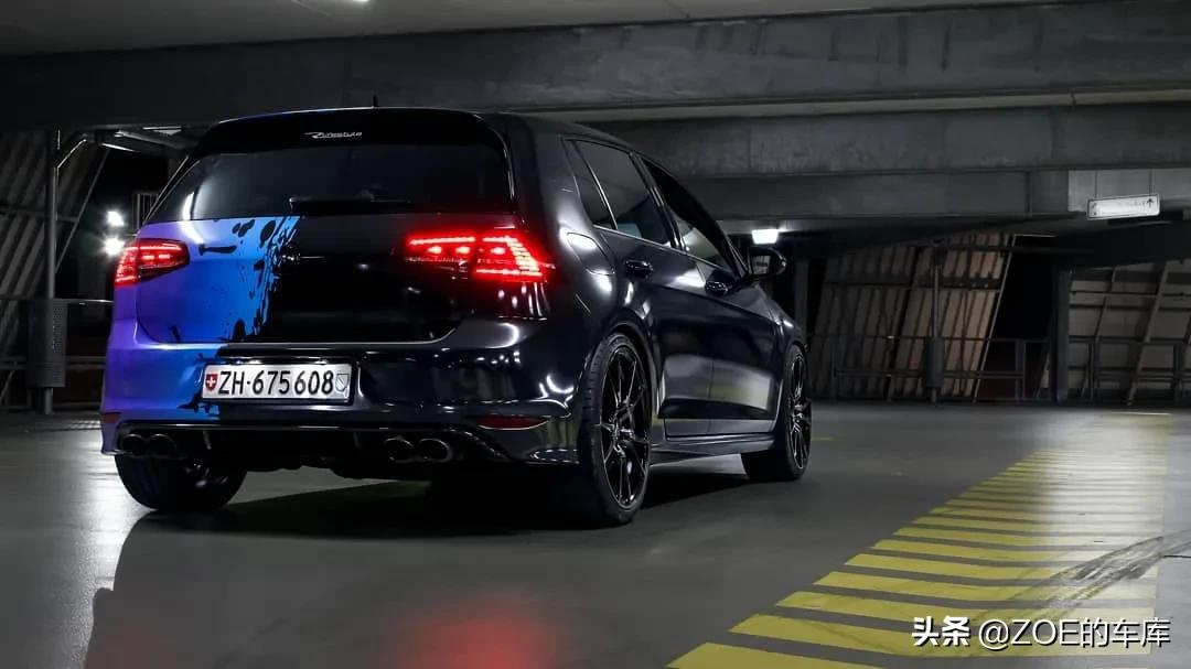 高尔夫7.5r-line车身涂装,大众高尔夫7什么颜色最洋气