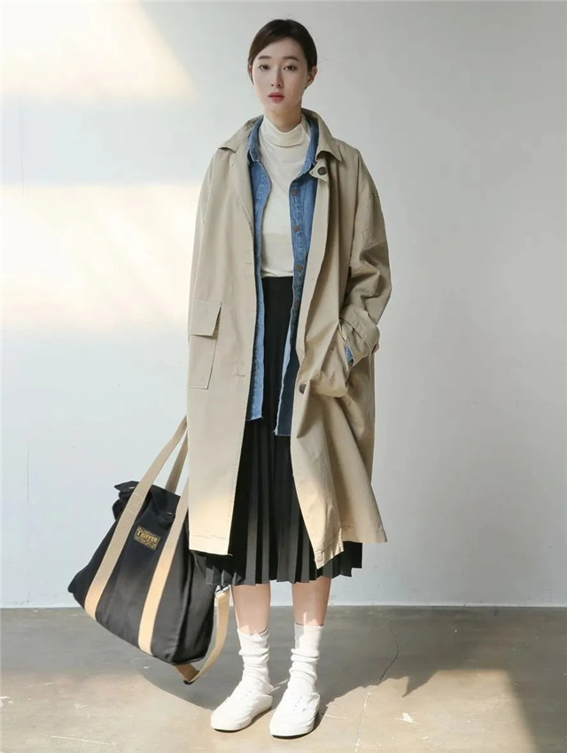 韩版穿搭女装高级感叠穿,冬季穿搭女生高级感韩系叠穿