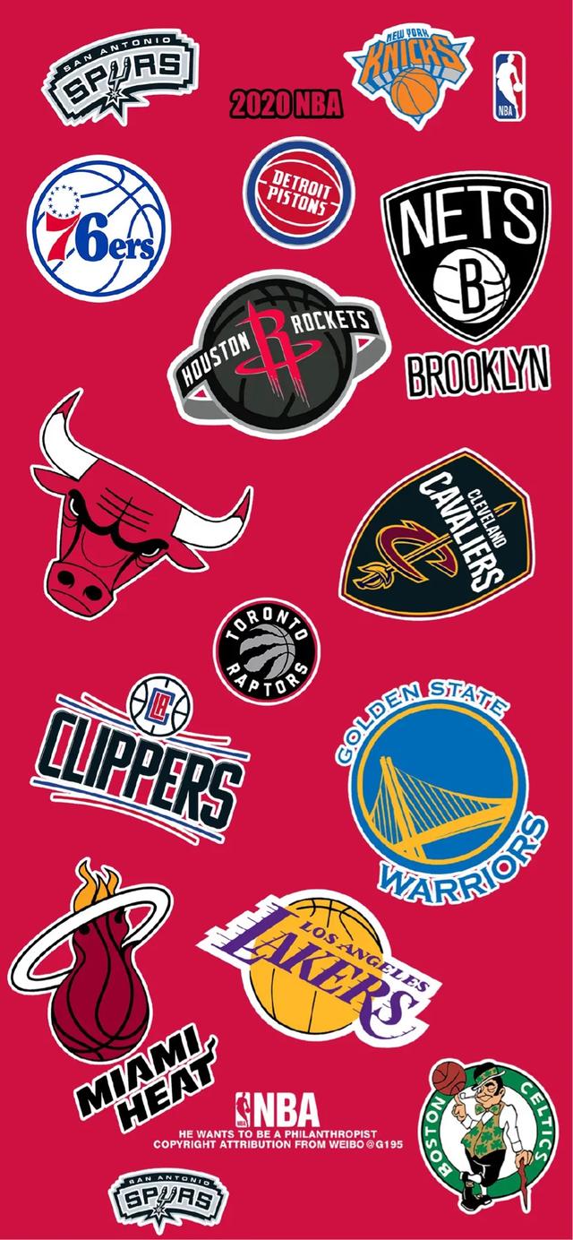 nba球星个人标志logo壁纸,nba球星标志logo壁纸