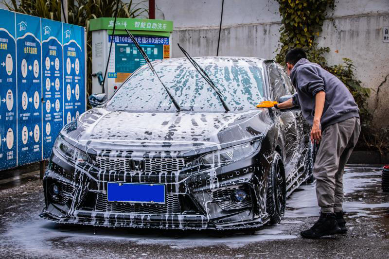 十代思域外观黑白改装方案,十代思域全黑改装