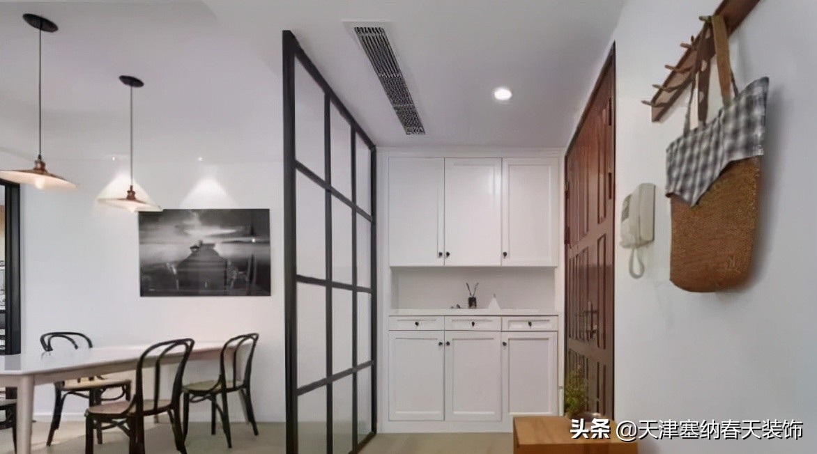 入户门正对餐厅隔断,进门就是客餐厅要不要做隔断