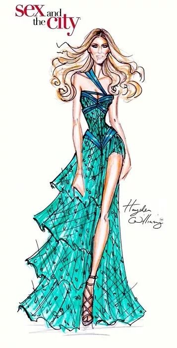 设计稿晚礼服,设计礼服手稿图洛丽塔