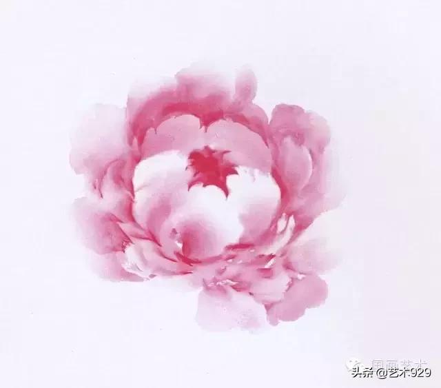 写意牡丹花篮画集锦,画写意牡丹叶子诀窍