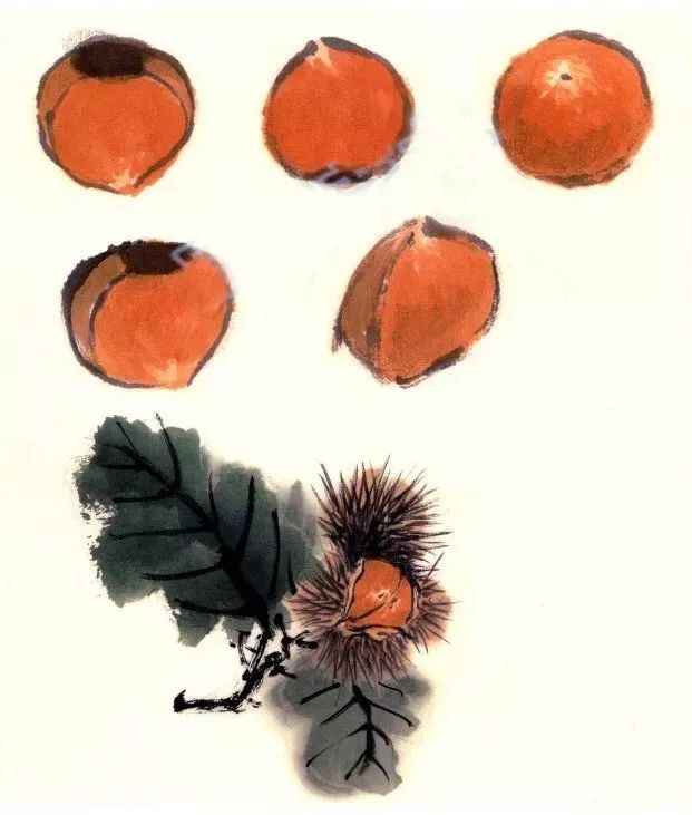 写意蔬果简单画法,国画蔬菜写意作品