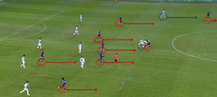 巴萨对布斯克茨,布斯克茨巴萨最后一场