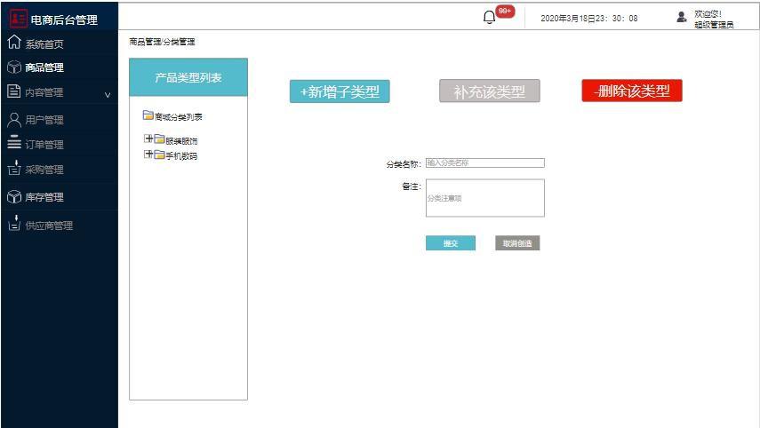需求文档一般用什么软件,电商后台管理系统