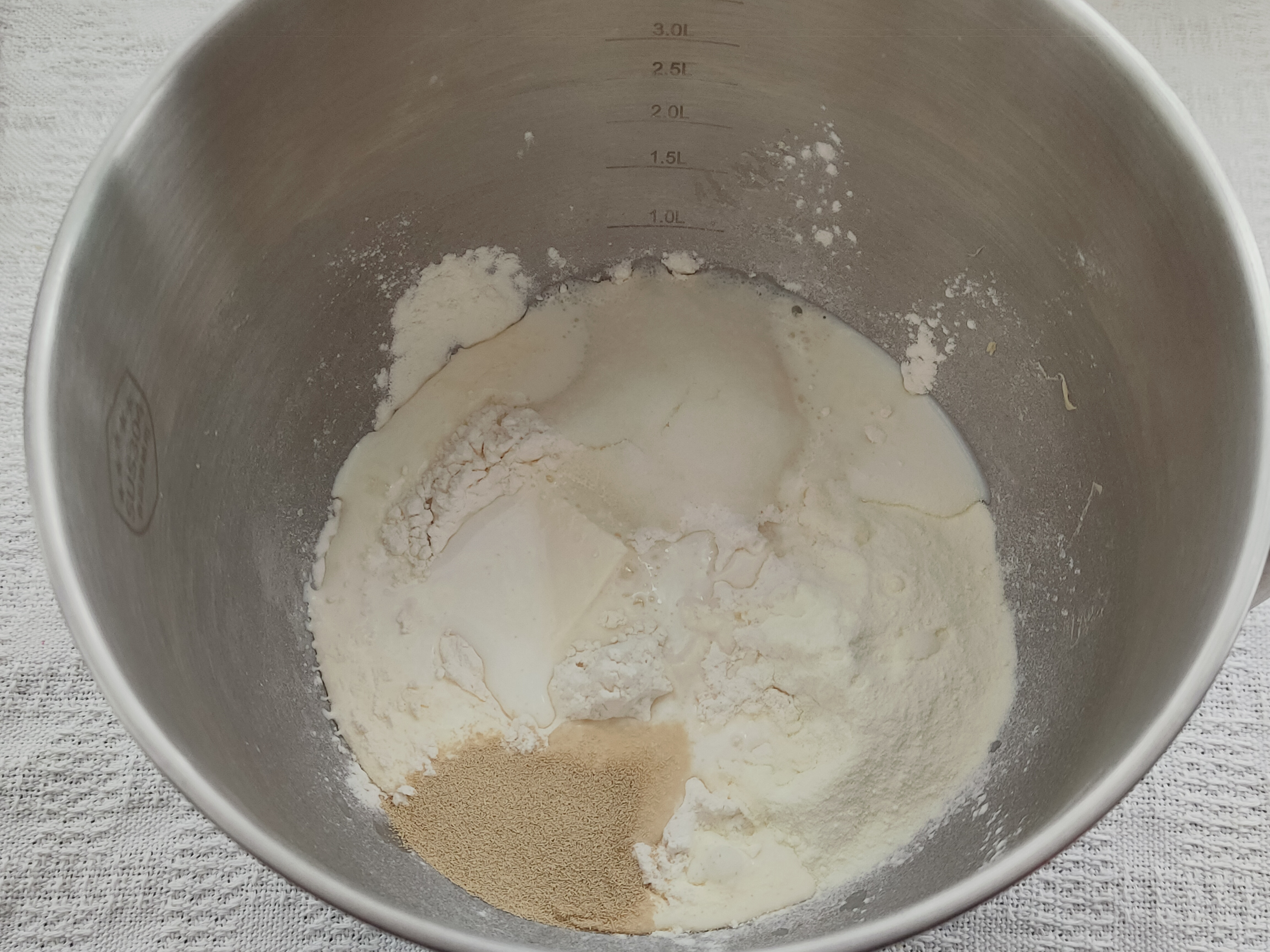 毛线团面包,用毛线编织面包