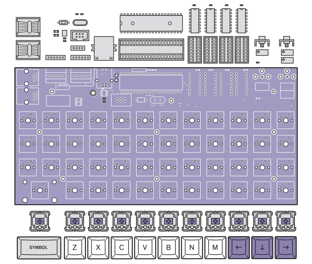 6个芯片打造复古经典计算机：215色显示，能编程能玩小游戏