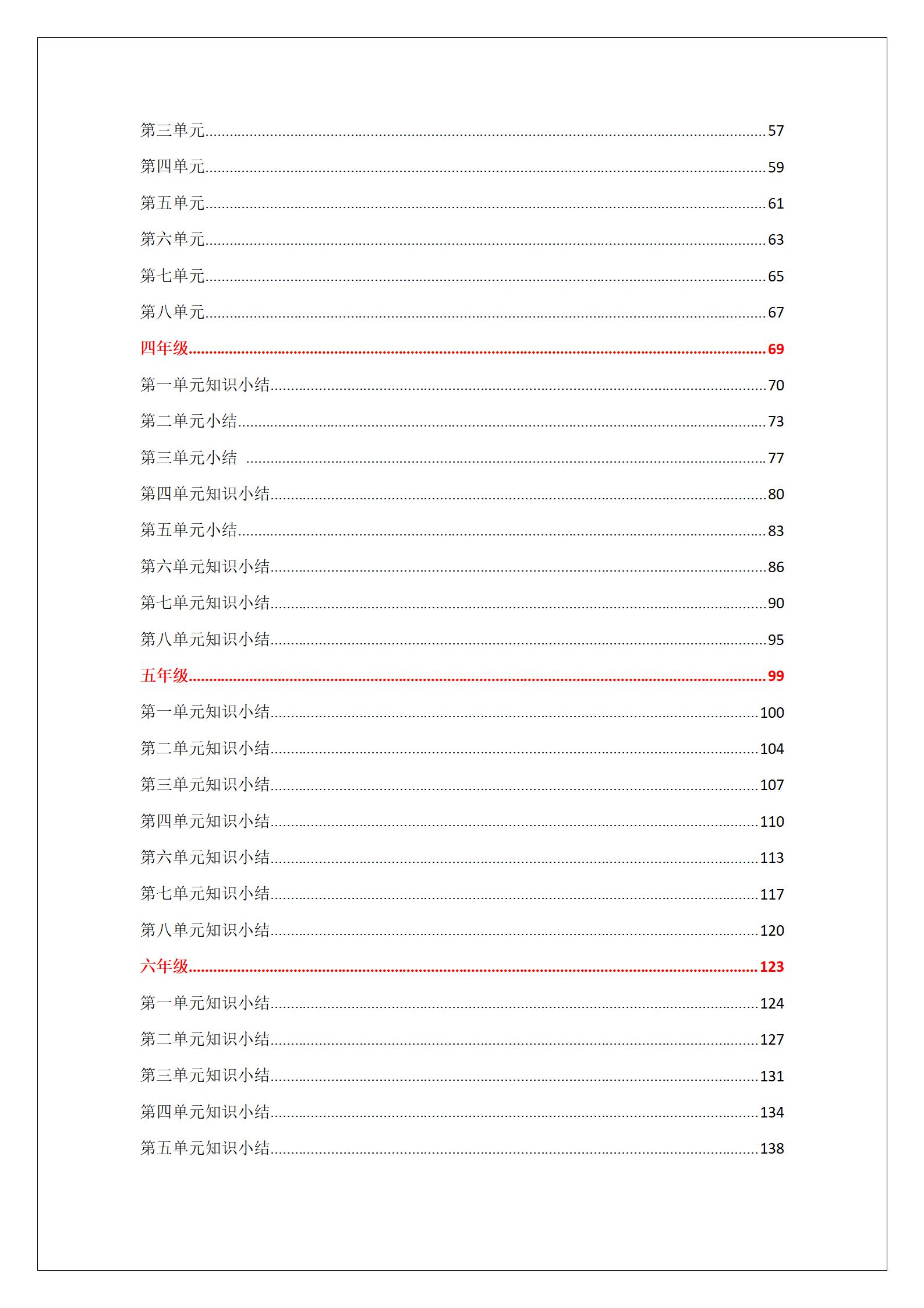 部编版四年级下册第一单元知识点,部编版语文四年级下5-8单元知识点