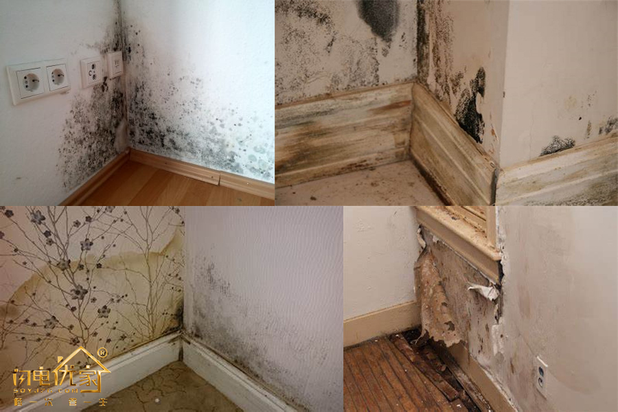 客厅踢脚线上面墙发霉是怎么回事,新装的房子踢脚线处发霉怎么回事