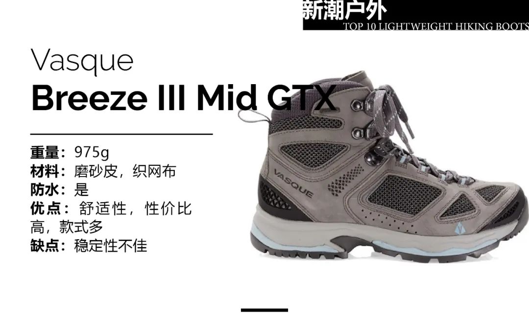 性价比极高的徒步鞋推荐,十款入门级徒步鞋