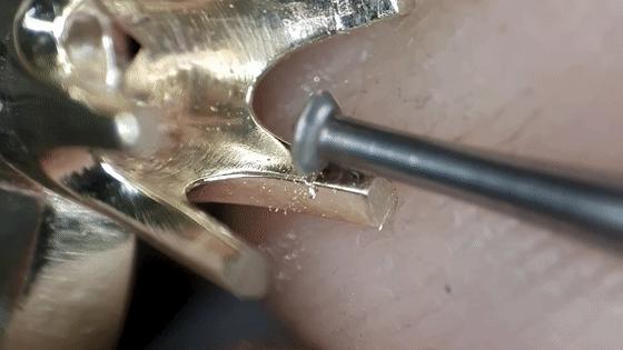 螺丝做钻戒,用螺母制作一个钻戒