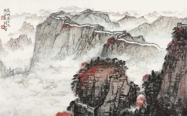 书画家钱松嵒作品价格,钱松喦早期山水画