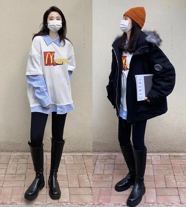 冬天穿小个子黑短靴,冬天穿短靴搭配什么外套好看