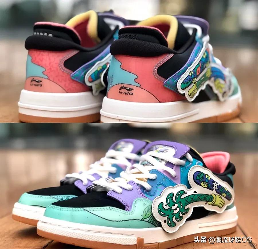 李宁星火鞋,李宁硫化解构鞋迷雾蓝