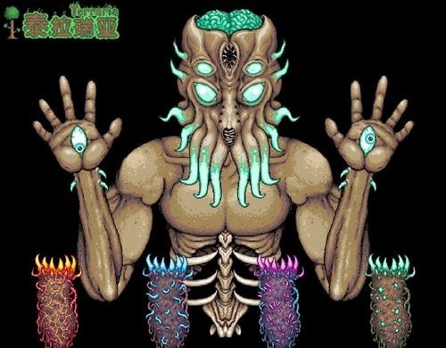 泰拉瑞亚打猪鲨用什么装备跟武器,泰拉瑞亚怎么召唤猪鲨boss