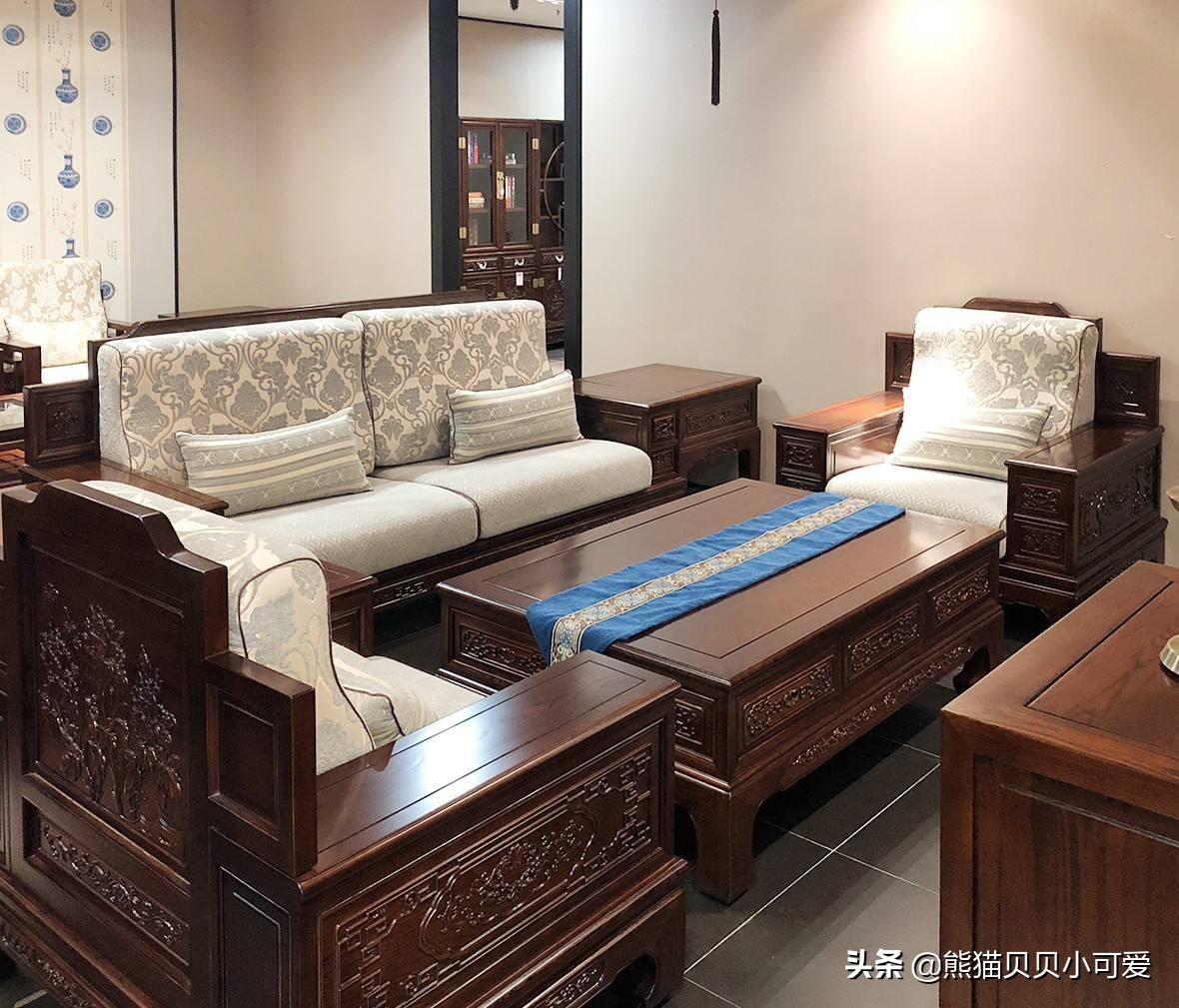 4.5米层高中式古典风格,中式古典风格装修效果图