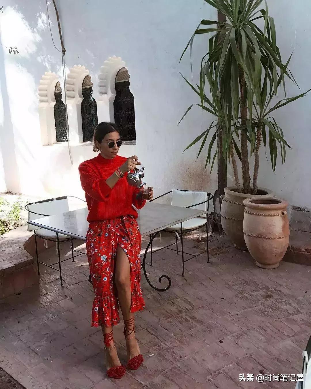 入秋最显白的发色,初秋这些颜色穿一起显白又高级