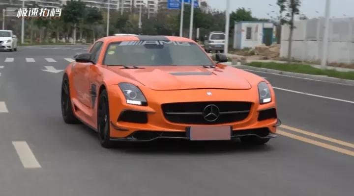 奔驰超跑sls试驾,奔驰sls车技