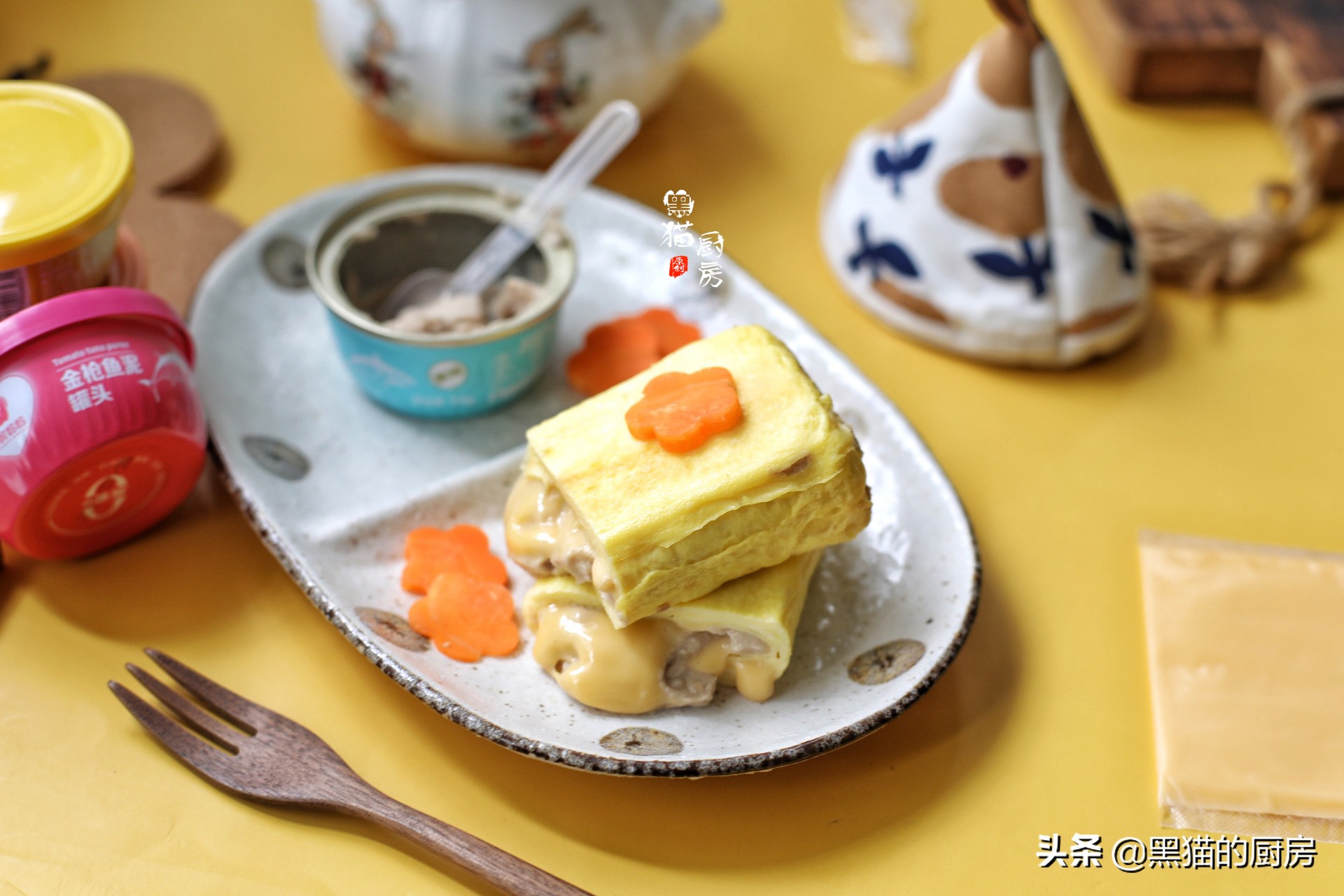 鸡蛋和芝士可以做的爱心早餐,鸡蛋芝士米饭补钙早餐