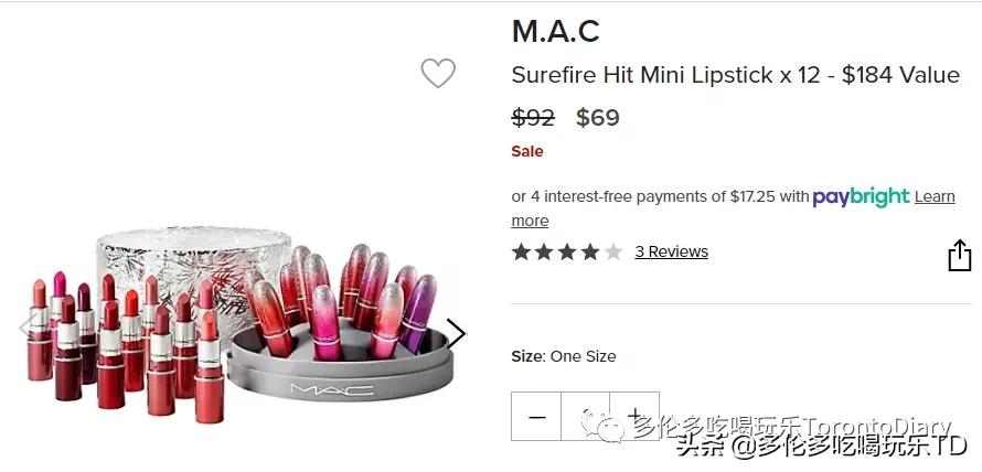 mac圣诞限定新年限量口红礼盒套装,mac圣诞礼盒