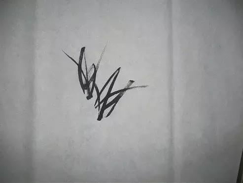 国画入门山石画法兰花,兰花小鸡国画写意画法