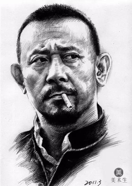 明星素描图片大全大图,画明星素描视频教程