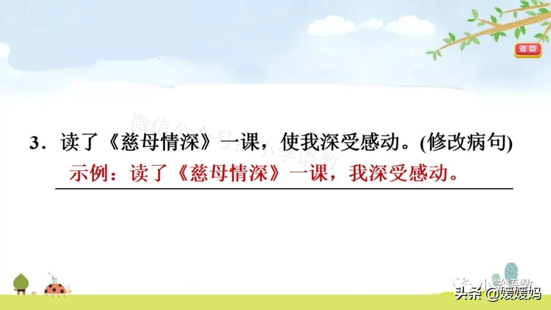 五年级上册练习册第18课慈母情深,五年级第18课慈母情深课文结构图