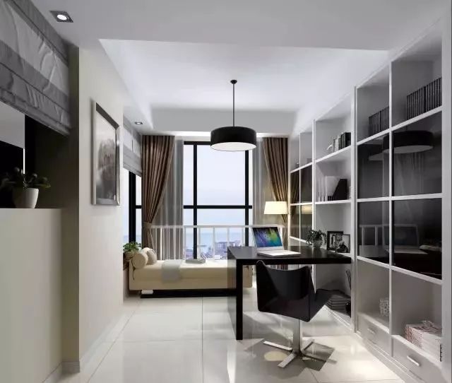 瓷砖书房设计,瓷砖打造的书房