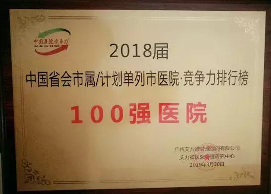 2022中国医院竞争力排行榜500强,全国地市级医院竞争力排名