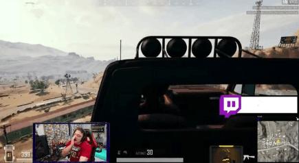 绝地求生主播无伤跳车,绝地求生主播为什么总按b键