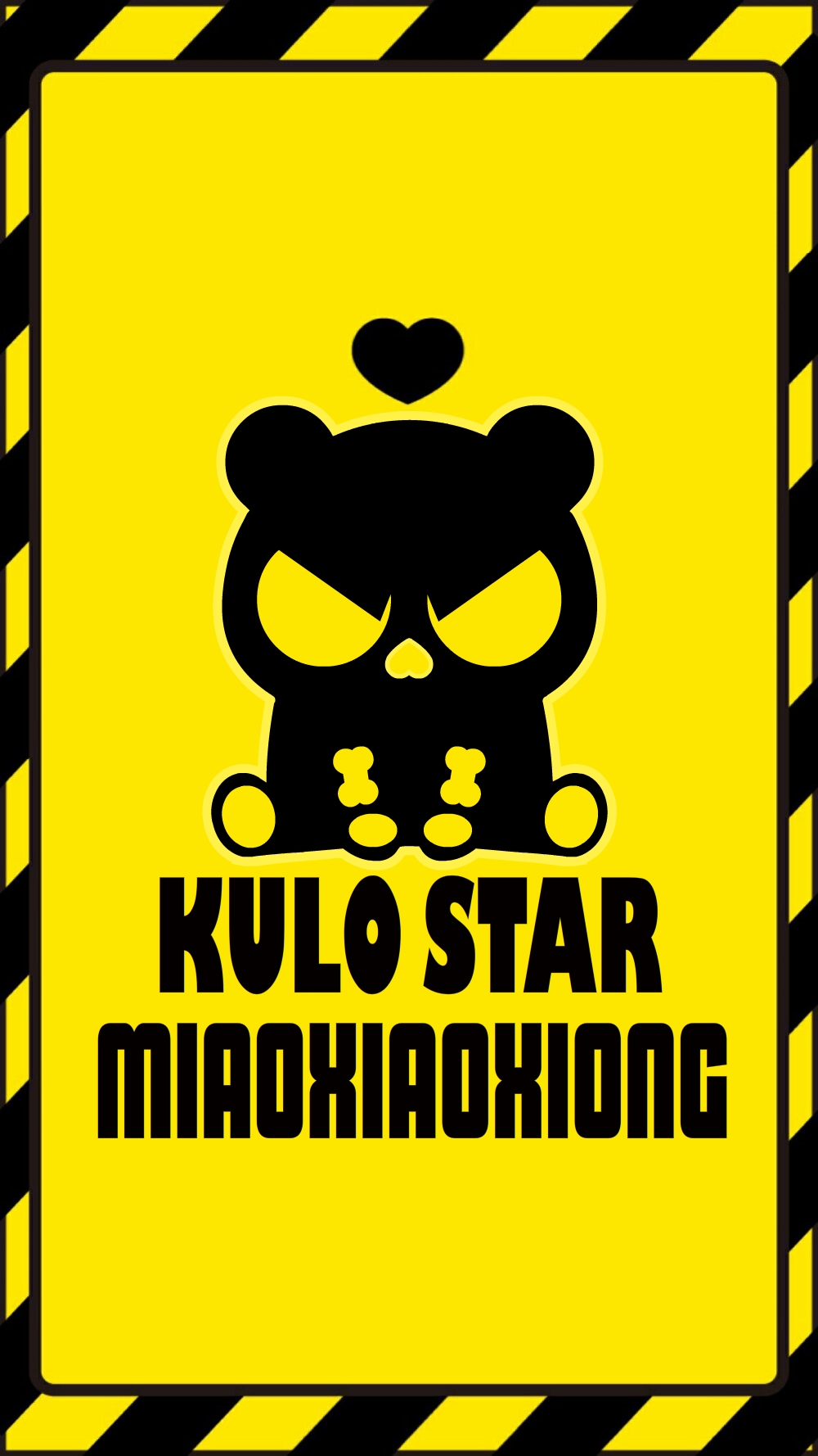 KULOSTAR潮牌元素十二星座解说员喵小熊手机壁纸上线咯