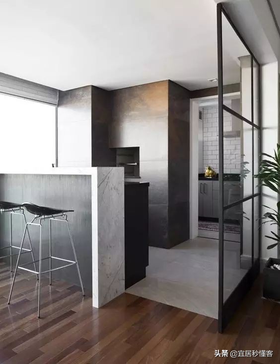 装修玻璃隔断效果图大全小户型,小户型卫生间玻璃隔断