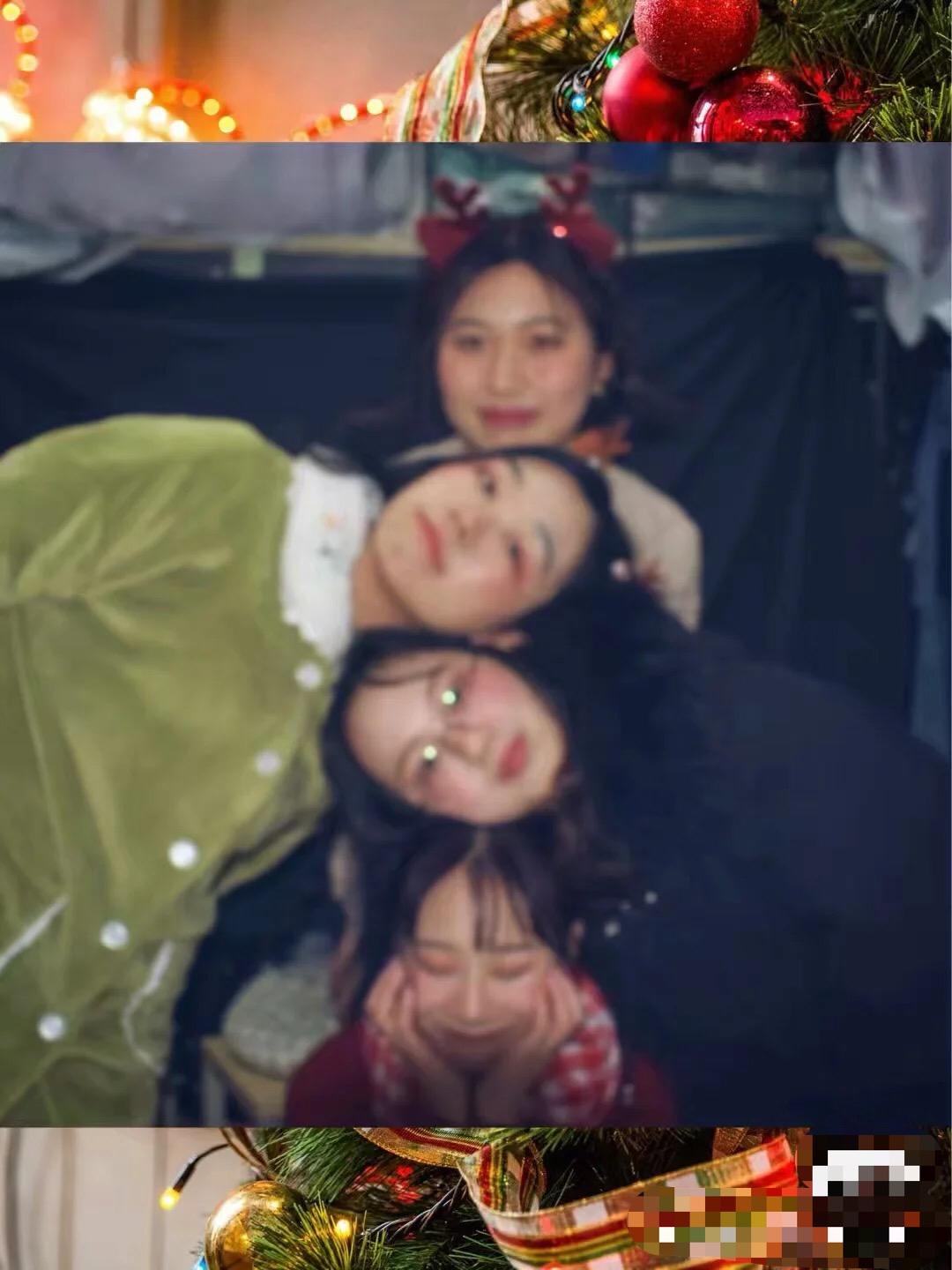 拍完海马体才知道自己有多丑,海马体圣诞情侣照写真吐槽