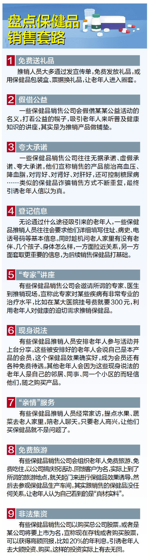 保健品推销套路一问一答,保健品推销的注意事项