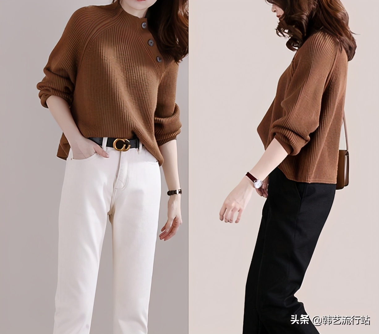 毛衣新式花样,毛衣时尚造型