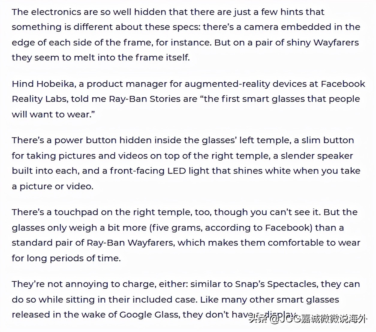 雷朋眼镜facebook联名,facebook与雷朋眼镜