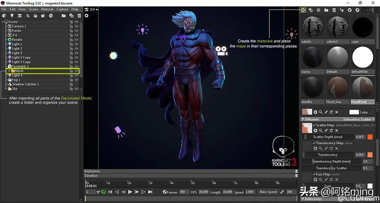 漫威人物zbrush,zbrush建模如何导入blender