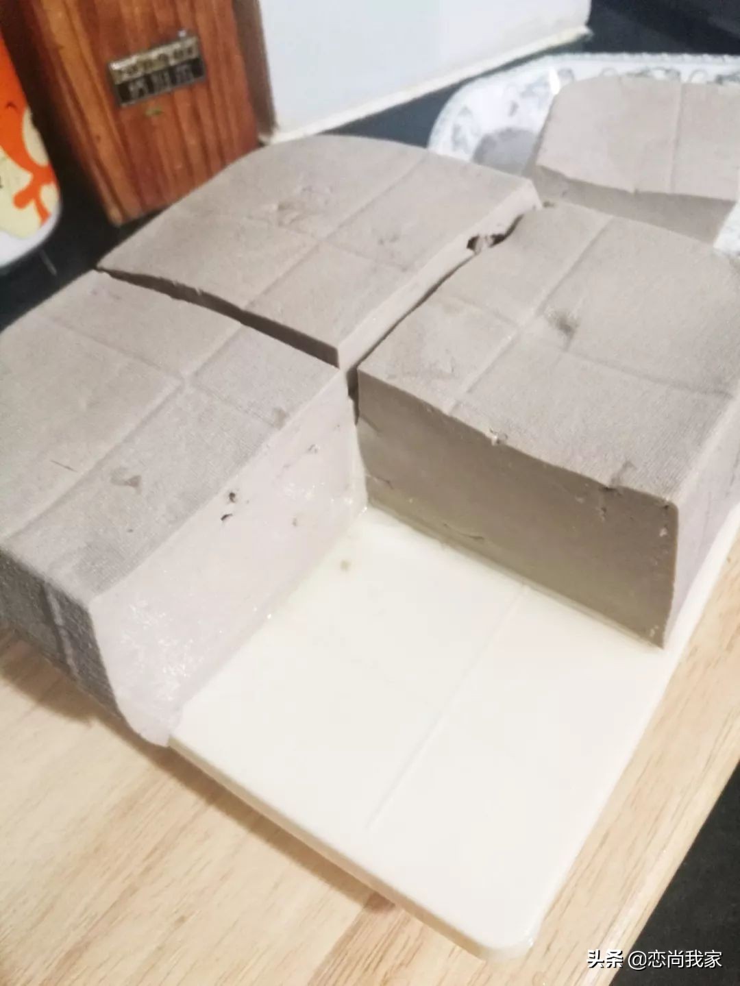 过年了自家制作豆腐,快过年了做过年手工