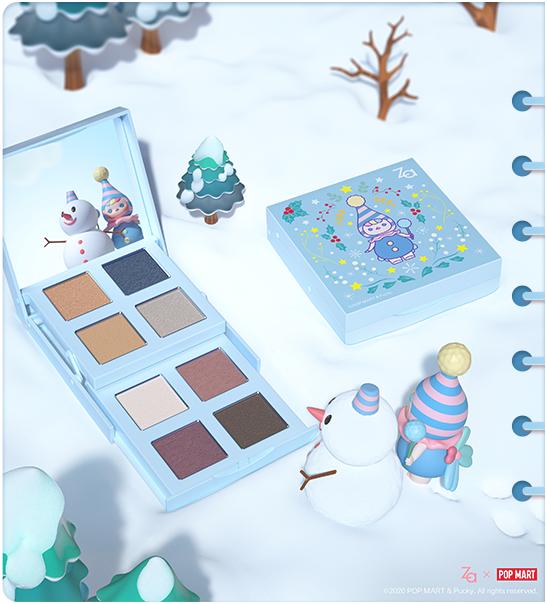 泡泡玛特联名intoyou眼影盘,za泡泡玛特联名