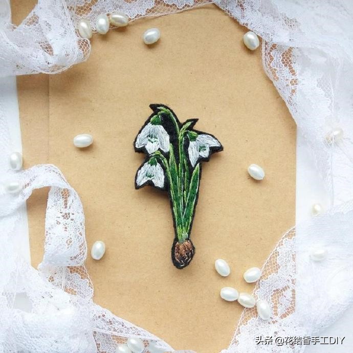 怎么学刺绣教程简单易学,刺绣技巧叶子的刺绣针法