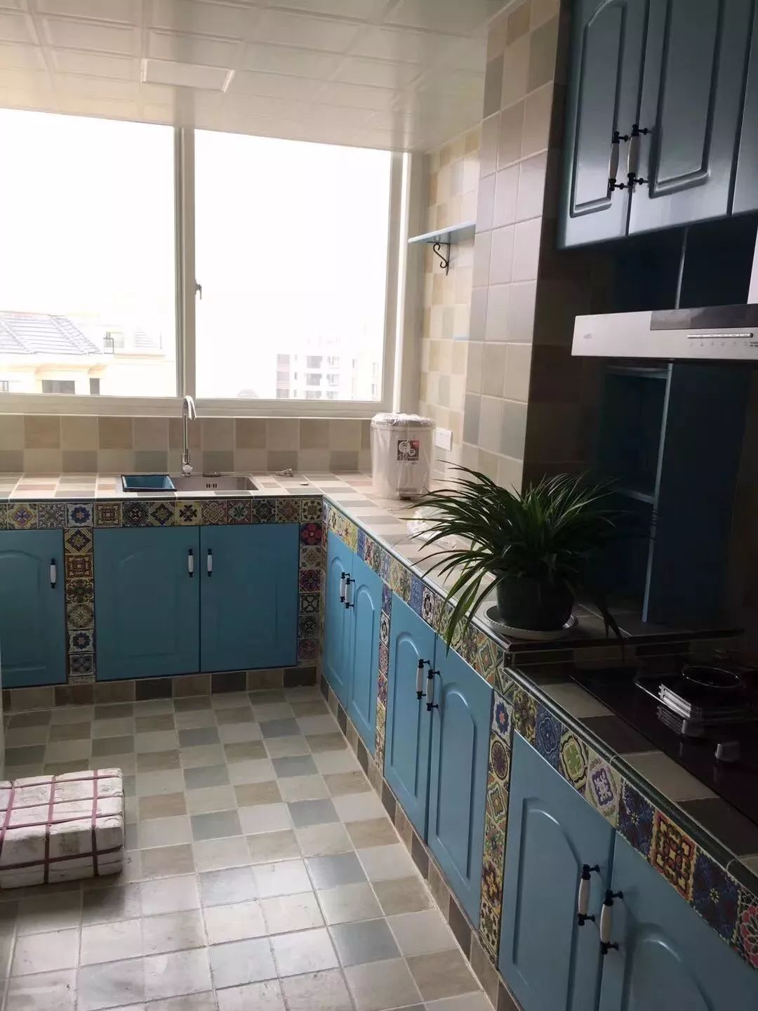 砖砌橱柜实用又实惠,砖砌橱柜不装门