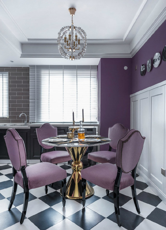 95平米美式简约风格装修设计,95平现代美式装修