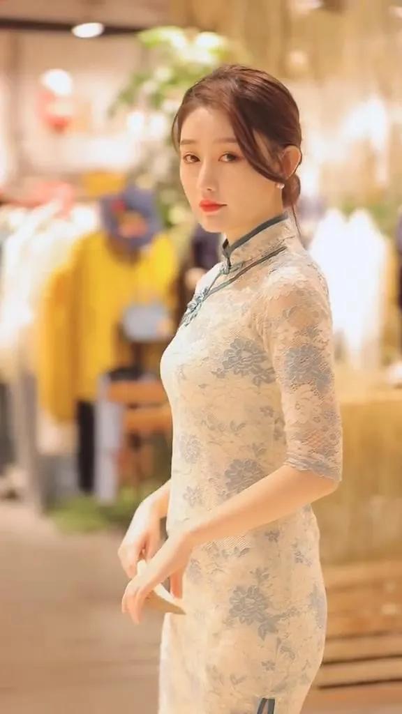 旗袍不是人人都能穿的,欧美款旗袍