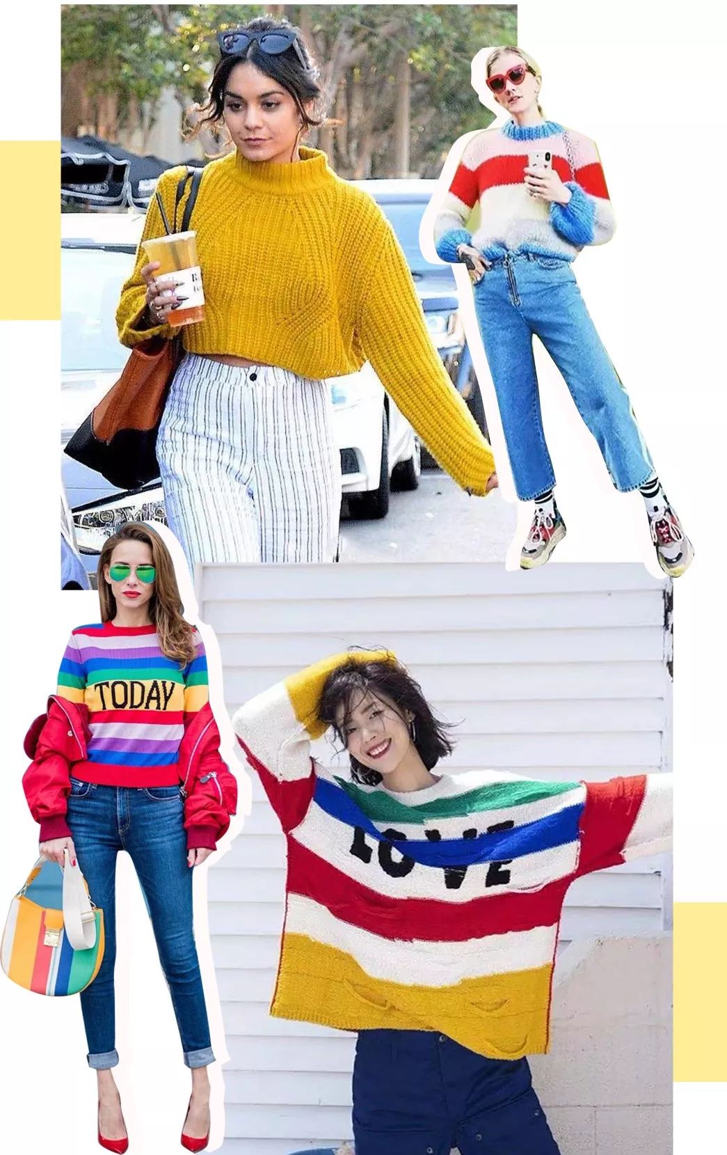 欧阳娜娜同款绿毛衣,欧阳娜娜同款红色毛衣