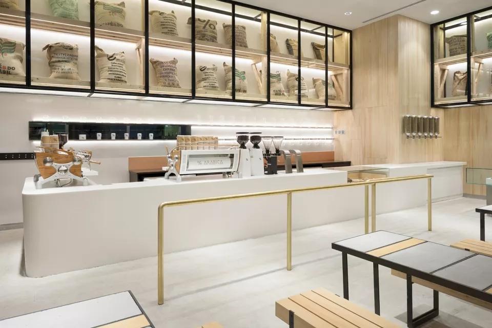 上海神秘咖啡品牌%Arabica,日本设计师青山周平、佐藤大亲自操刀