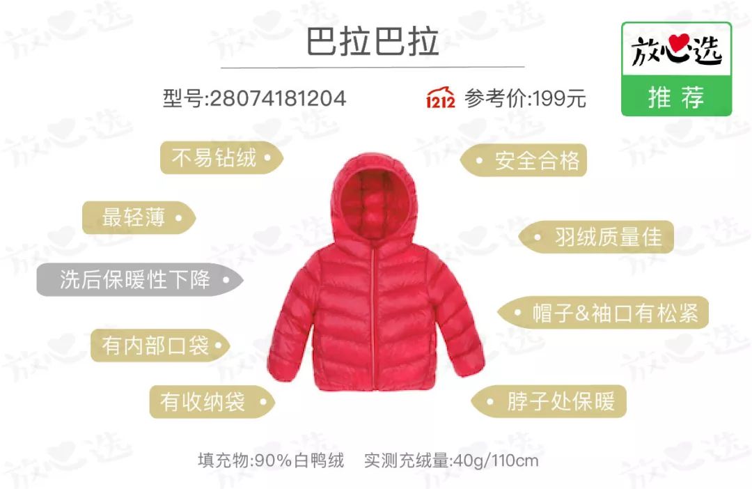 羽绒服评测次品绒,羽绒服测评中款平价