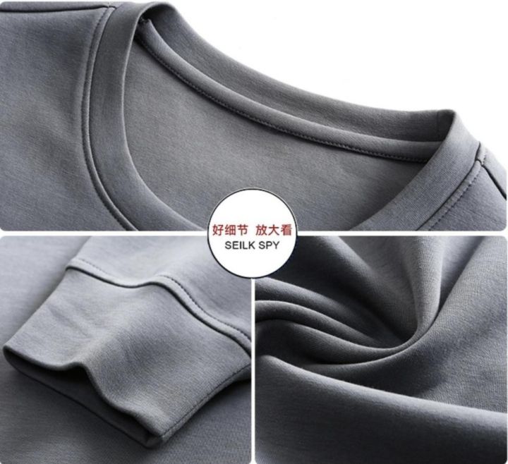 平价又好穿的四大素色t恤,长袖秋冬t恤
